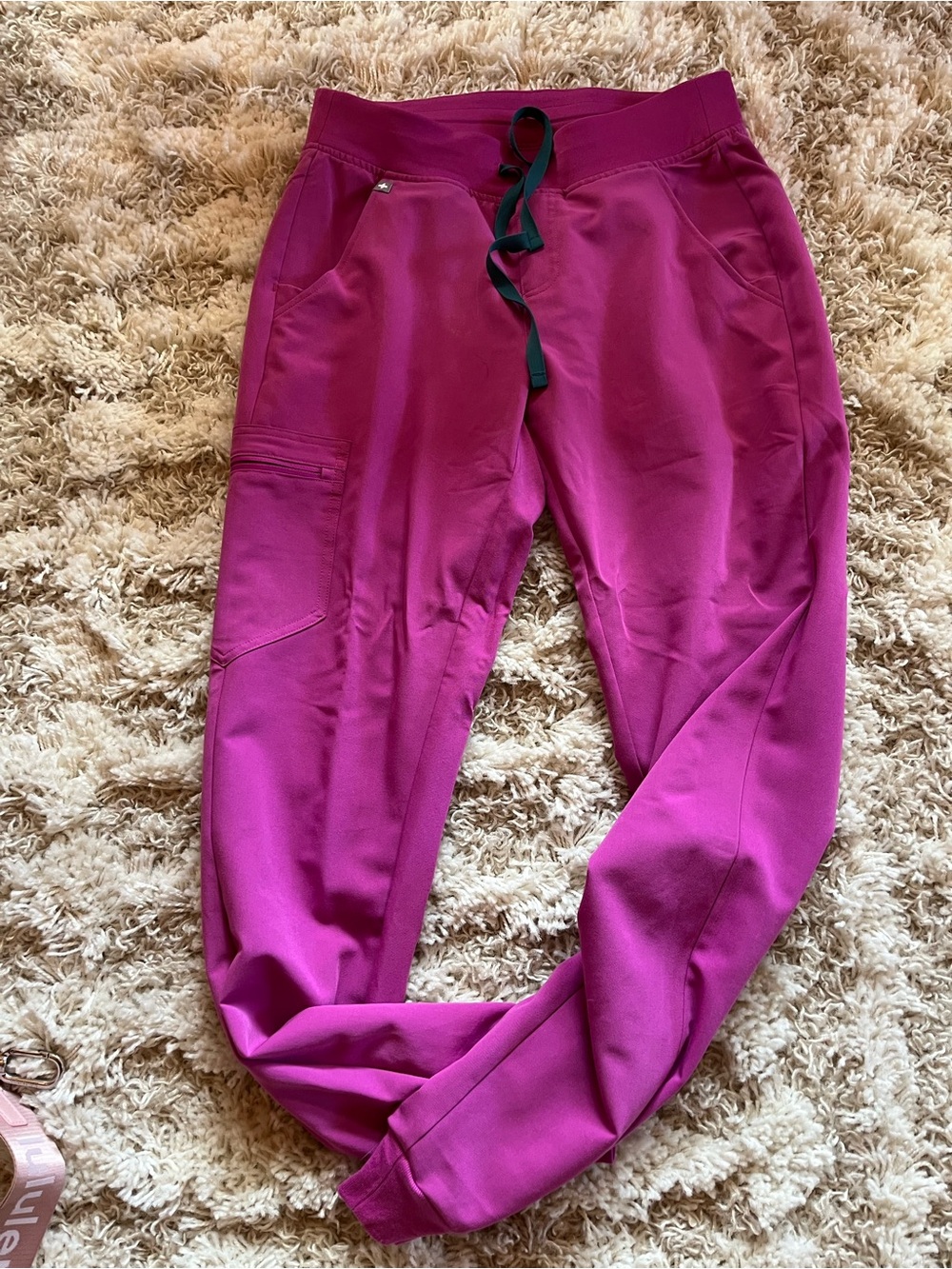 Figs Women's Zamora Jogger Fuschia Pink Pants